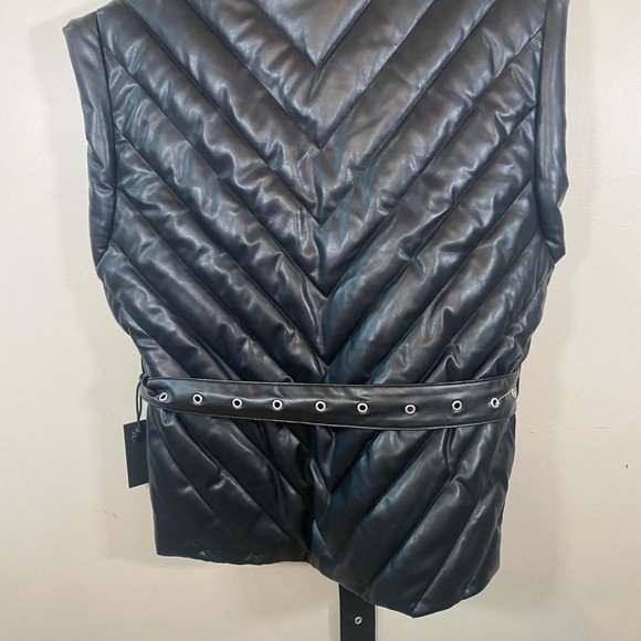 NWT BlankNYC Faux Leather Vest - Picture 6 of 12